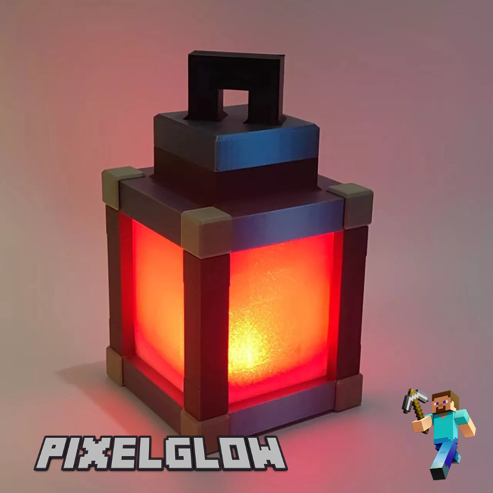 PixelGlow Luminous Lantern Light Quad 4 Pack