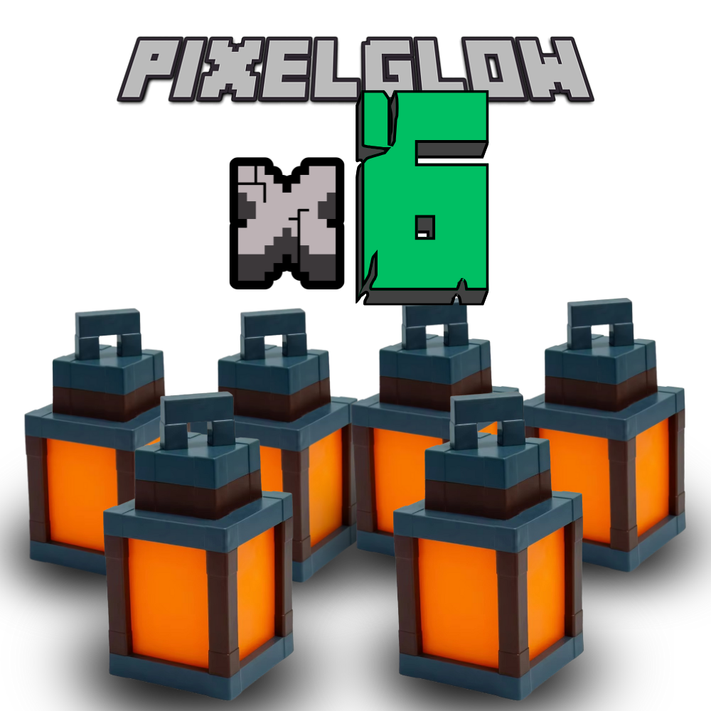 PixelGlow Luminous Lantern Light Six 6 Pack