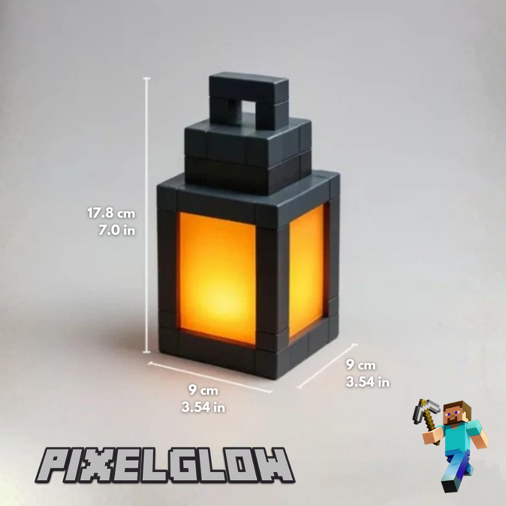 PixelGlow Luminous Lantern Light Quad 4 Pack