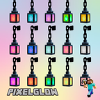 PixelGlow Luminous Lantern Light Quad 4 Pack