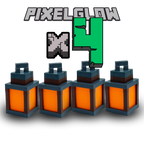 PixelGlow Luminous Lantern Light Quad 4 Pack